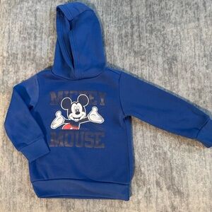 Mickey Mouse Blue Kids Hoodie
